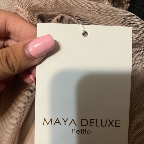 Maya Deluxe Off Shoulder Tulle Dress - Picture 5 of 7